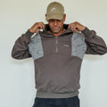 The wolf- Half zip Jumper- Adults - Dark steel