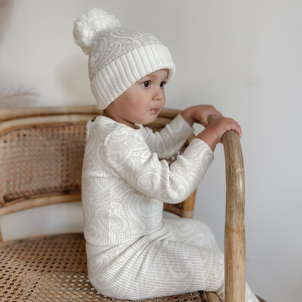 The wolf oat milk beanie - AwaMae