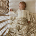 PREORDER -Te aroha o te mātua - The love of a parent- Knitted pēpi blanket- Cream/beige - PREORDER - AwaMae
