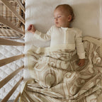 PREORDER -Te aroha o te mātua - The love of a parent- Knitted pēpi blanket- Cream/beige - PREORDER - AwaMae
