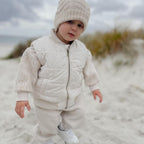 PREORDER - The wolf puffer vest - Beige - PREORDER