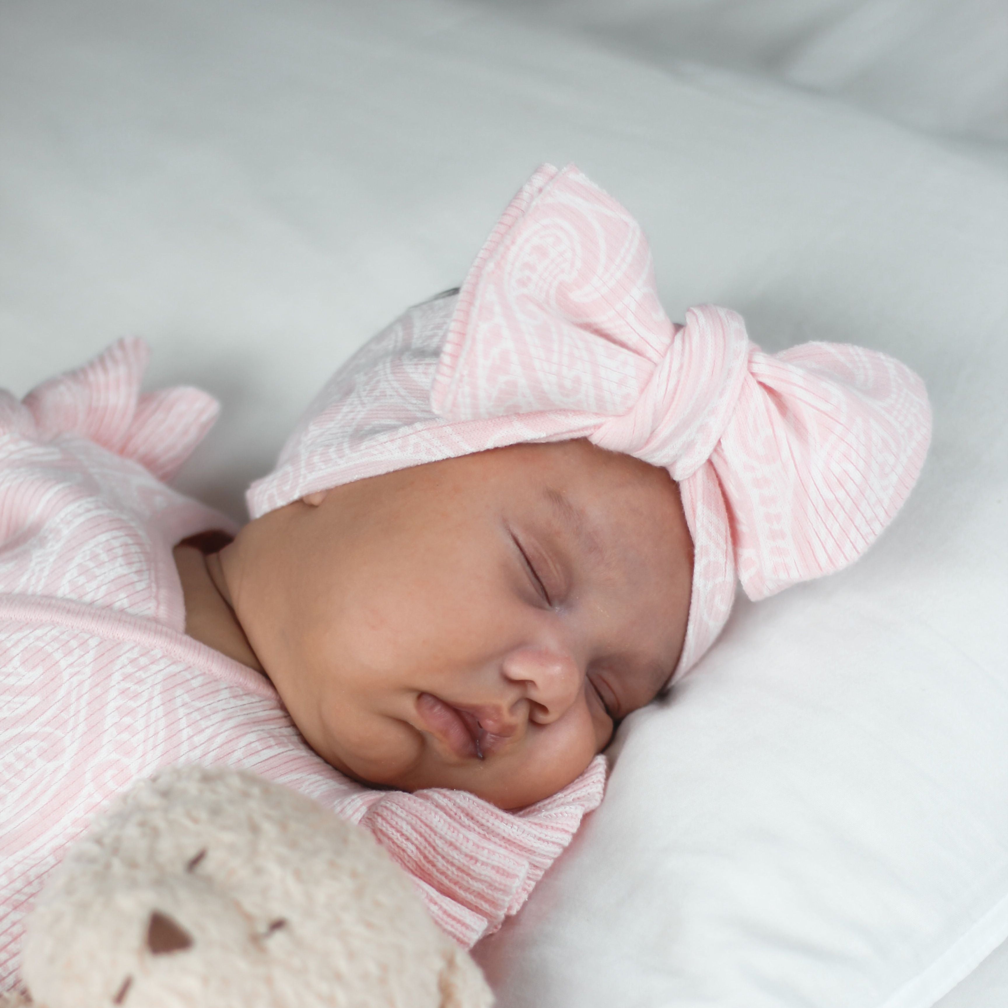 Basics Knitted bow headband- The wolf - Ballerina
