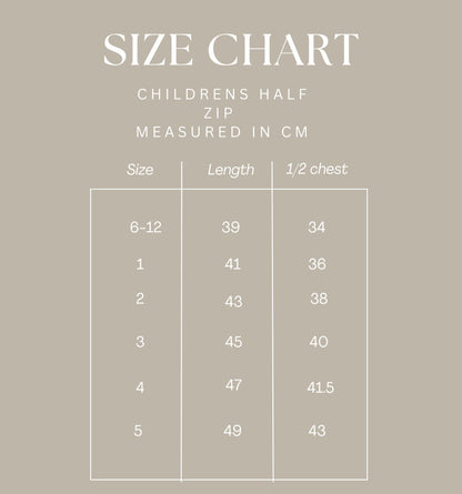 The wolf- Half zip Jumper- childrens - Dark steel