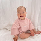 Spring boxy tee - Blush - AwaMae