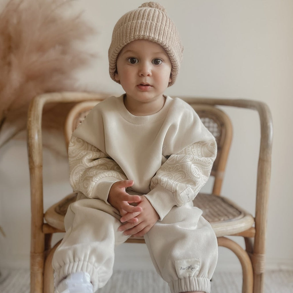 The wolf - Tracksuit pants- Beige