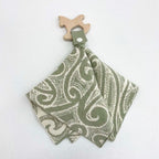 Te aroha o te mātua - The love of a parent- pēpi comforter - sage green, beige or mauve - AwaMae
