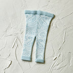 Basics ribbed knit leggings- The wolf- Sky