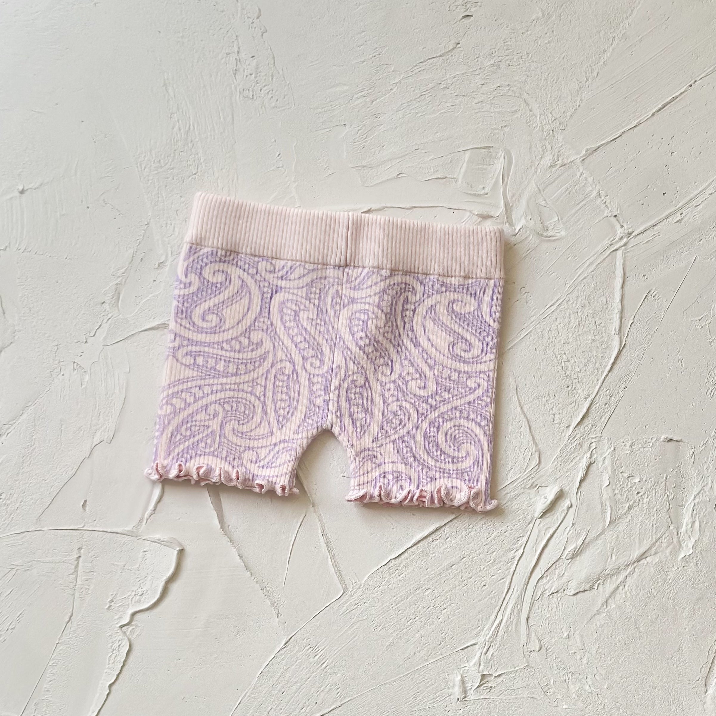 Basics ribbed knit Bike Shorts- The wolf- Petal & bloom