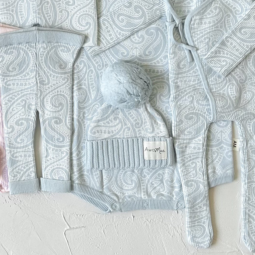 The Wolf Beanie - Sky