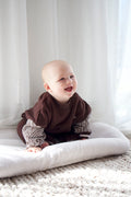 The wolf cosy suit - Chocolate brown