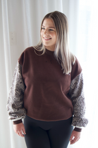 Adults - The wolf - Pull over - Chocolate brown