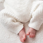 Classic chunky knit romper - Snow