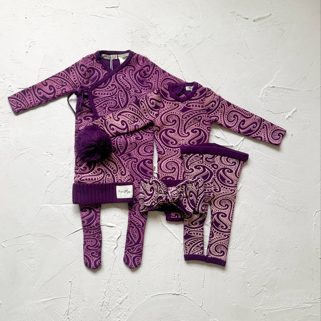 The Wolf Beanie - Plum SECONDS