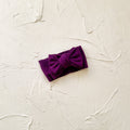Basics bow headband - Plum
