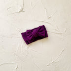 Basics bow headband - Plum