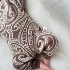 knit Romper - The wolf - Walnut