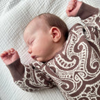 knit Romper - The wolf - Walnut