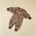 knit Romper - The wolf - Walnut