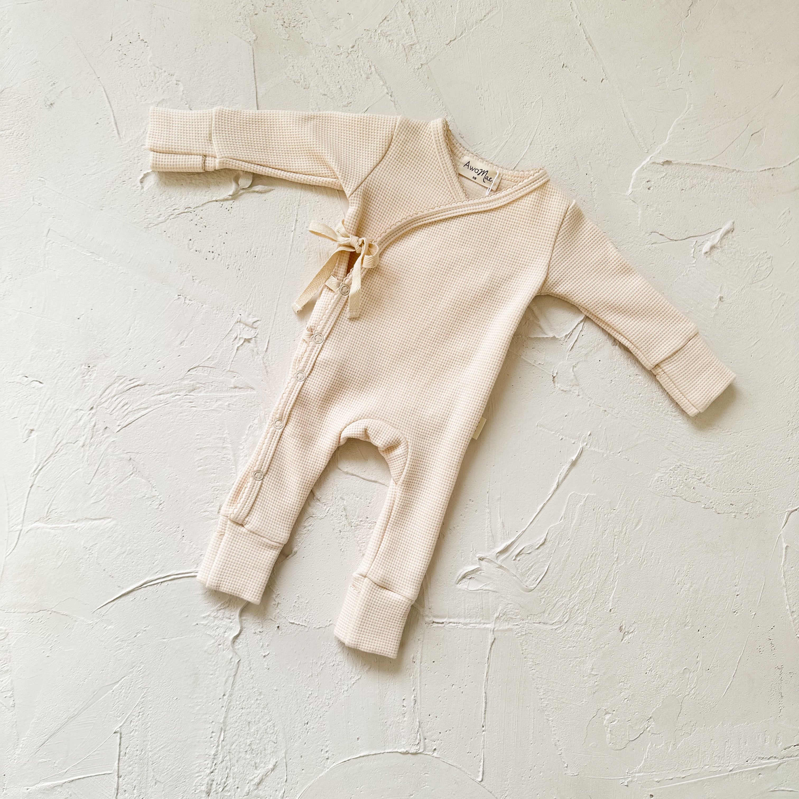 Waffle Kimono Onesie SECONDS