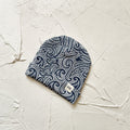 The Wolf Beanie-Midnight