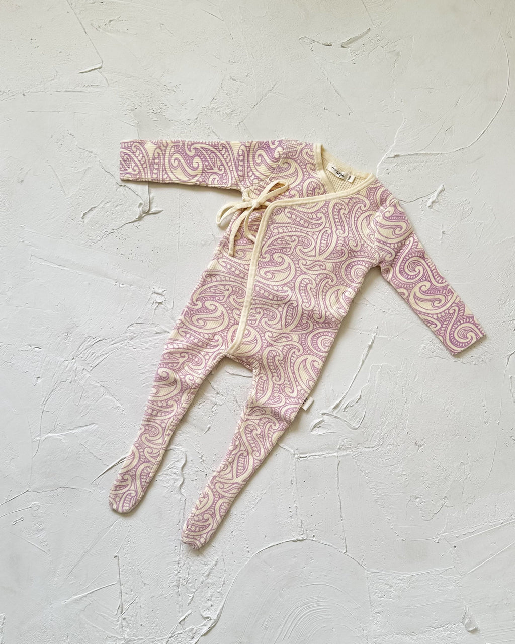 Basics ribbed knit Onesie- The wolf- Dahlia