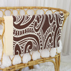 Knit Blanket -The wolf - Sable