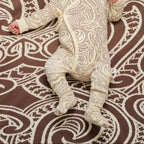 Knit Blanket -The wolf - Sable