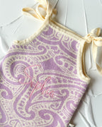 Frill Tie Romper - The Wolf - Dahlia