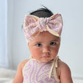 Basics Knitted bow headband- The wolf - Dahlia