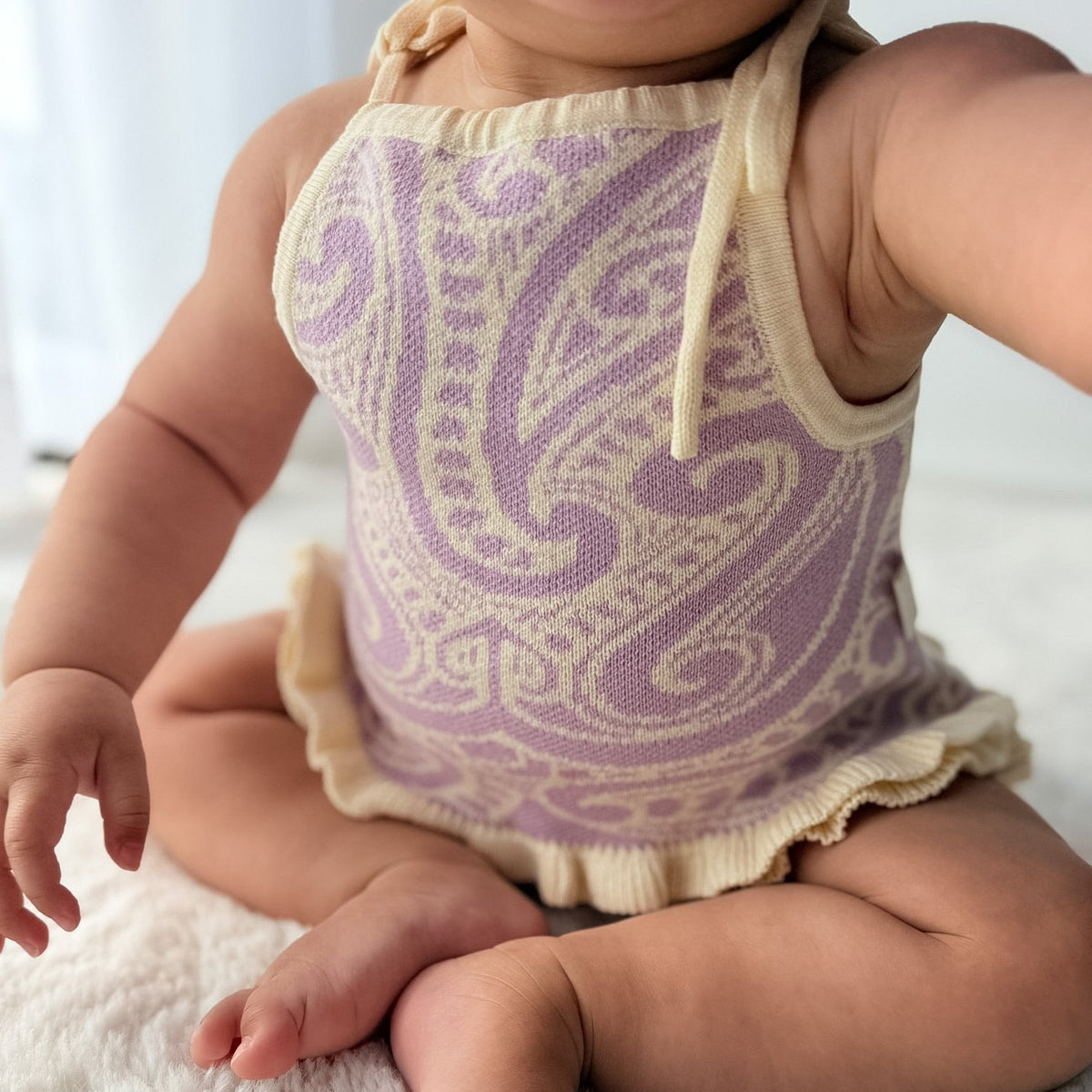 Frill tie top - The wolf - Dahlia