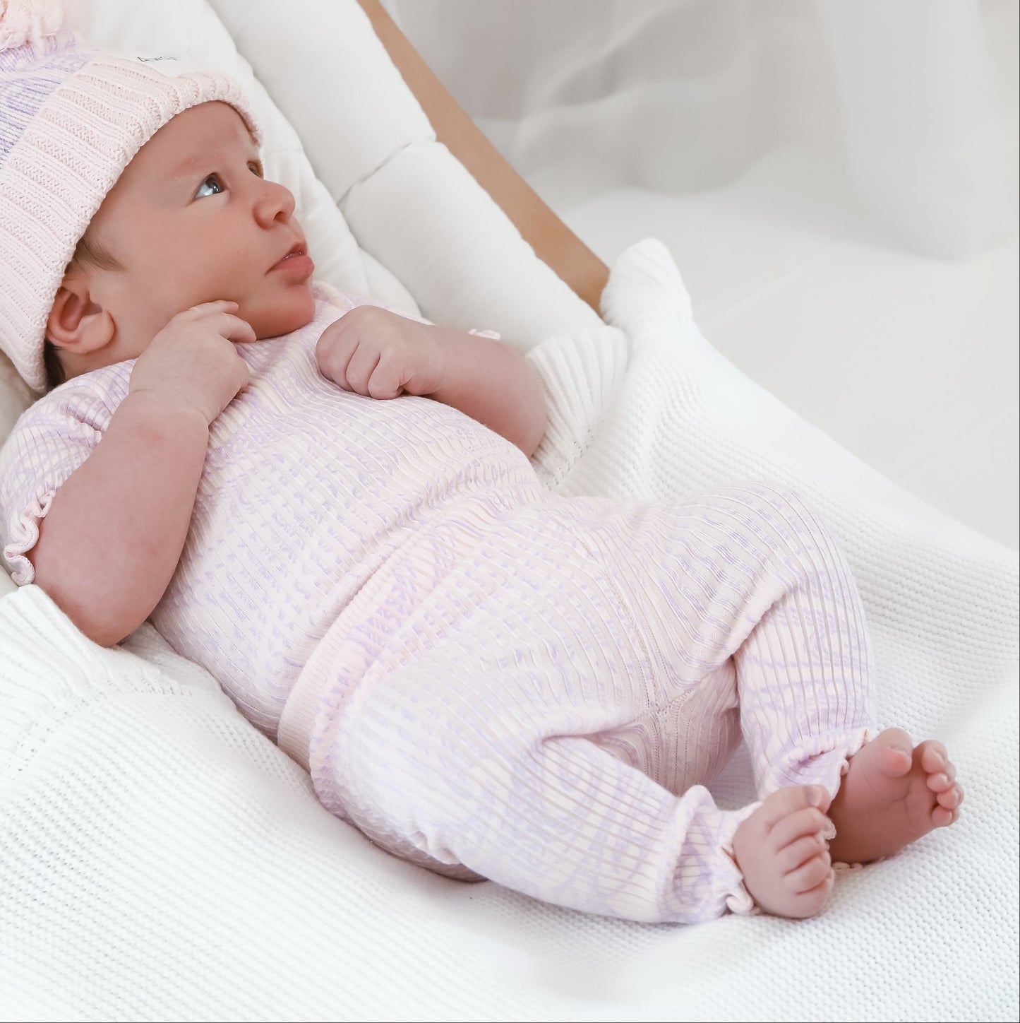 Basics ribbed knit leggings- The wolf- Petal and bloom