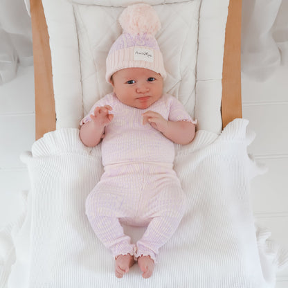 Basics ribbed knit leggings- The wolf- Petal and bloom