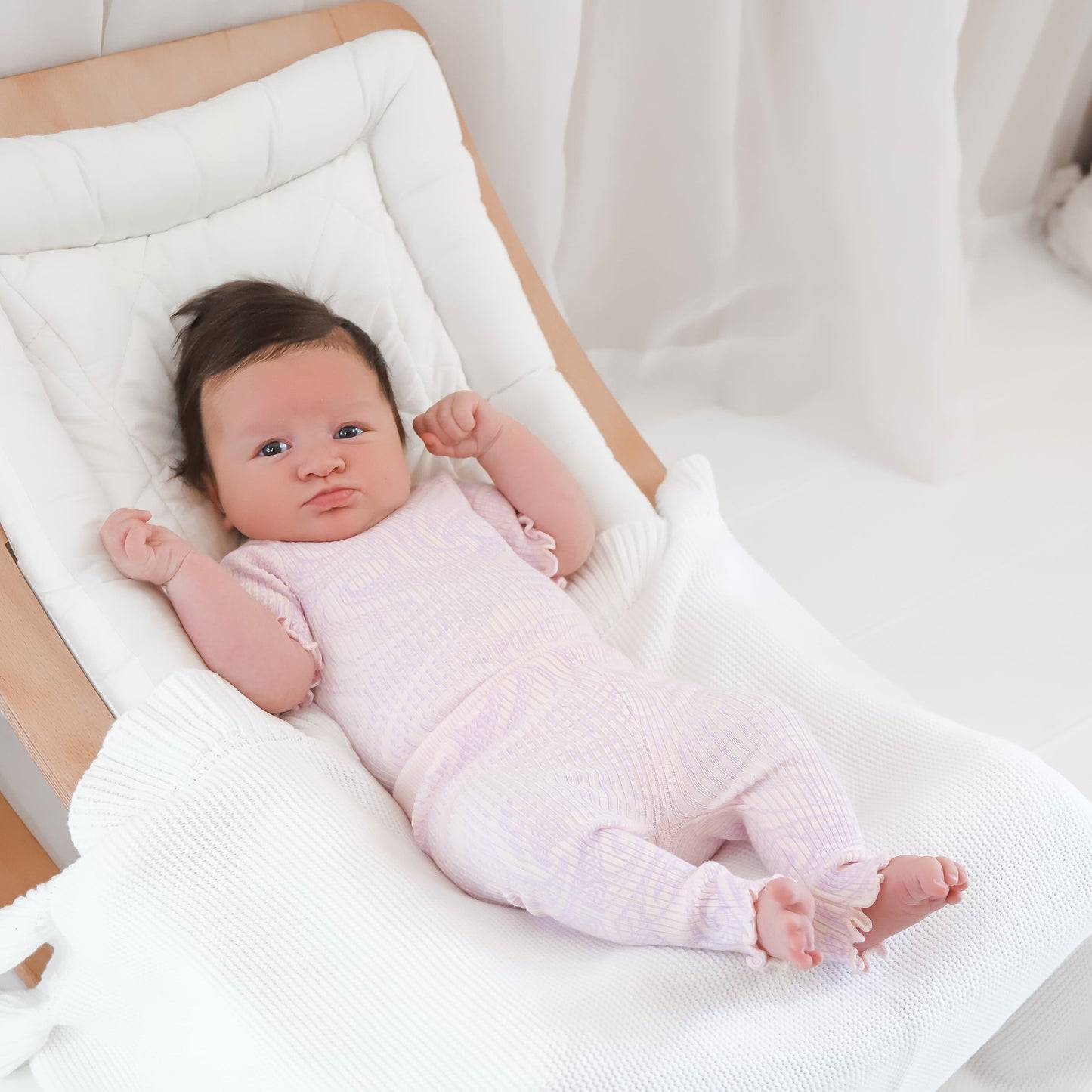 Basics ribbed knit bodysuit short sleeve- Petal & Bloom