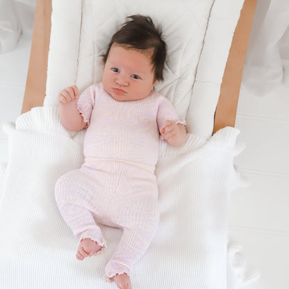 Basics ribbed knit leggings- The wolf- Petal and bloom