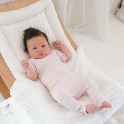 Basics ribbed knit leggings- The wolf- Petal and bloom