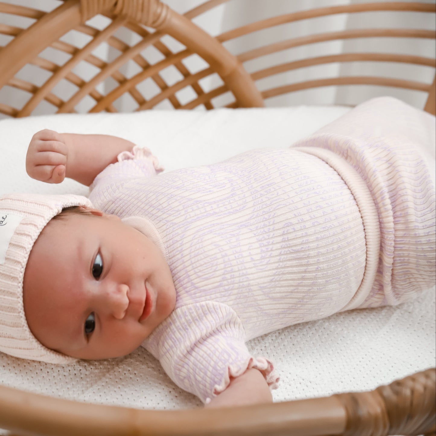 Basics ribbed knit bodysuit short sleeve- Petal & Bloom