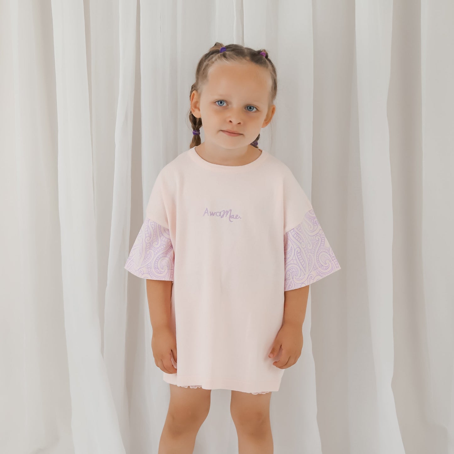 Basics knitted oversized tee - The wolf - Petal & Bloom