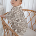 Knitted Tee Romper - The Wolf - Sable