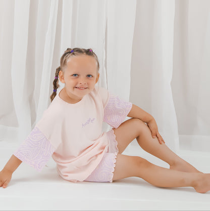 Basics knitted oversized tee - The wolf - Petal & Bloom