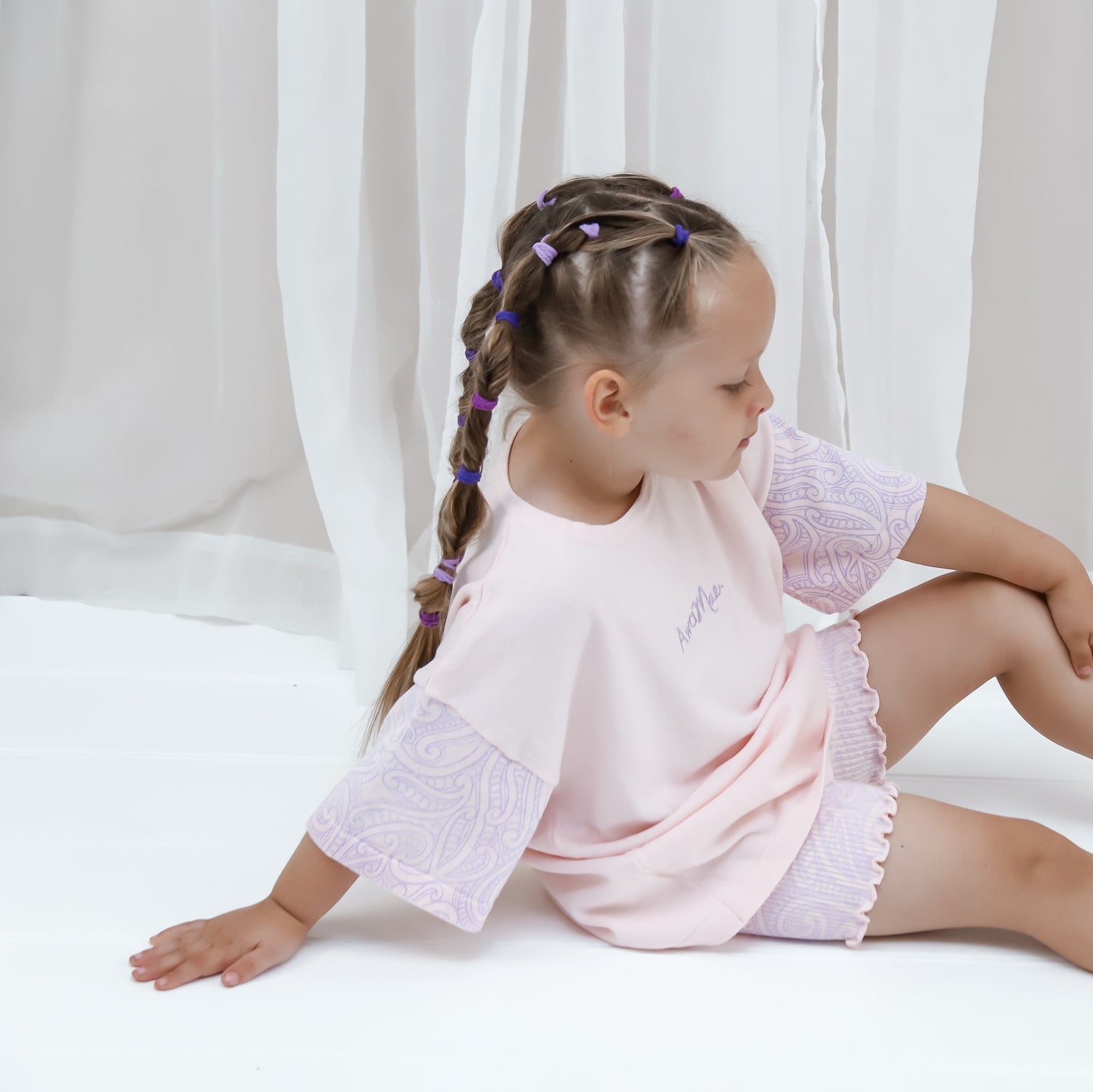 Basics knitted oversized tee - The wolf - Petal & Bloom