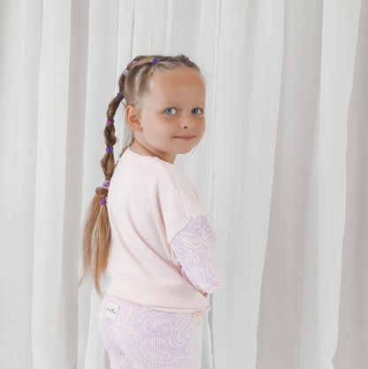 Basics knitted oversized tee - The wolf - Petal & Bloom