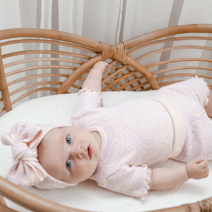 Basics ribbed knit bodysuit short sleeve- Petal & Bloom