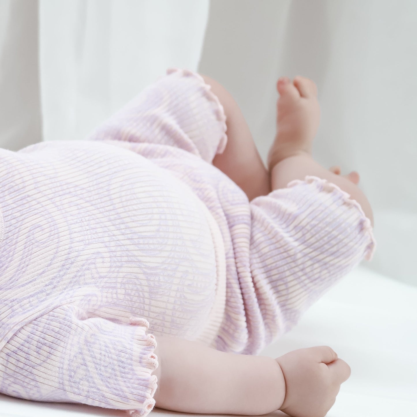 Basics ribbed knit Bike Shorts- The wolf- Petal & bloom