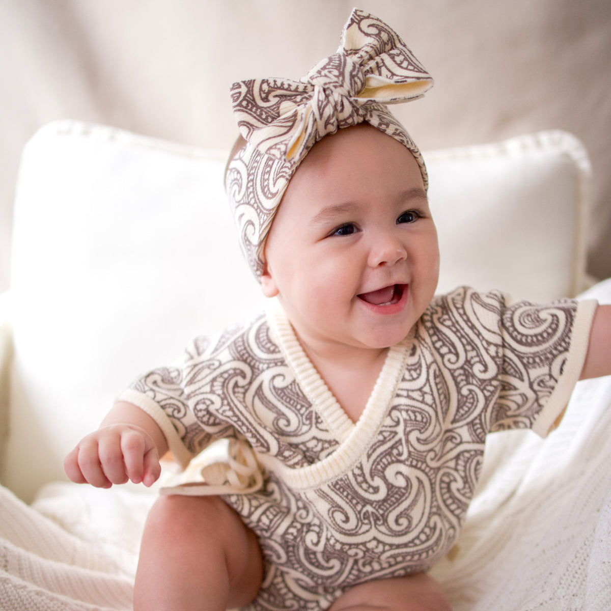 Kimono romper - The wolf - Sable