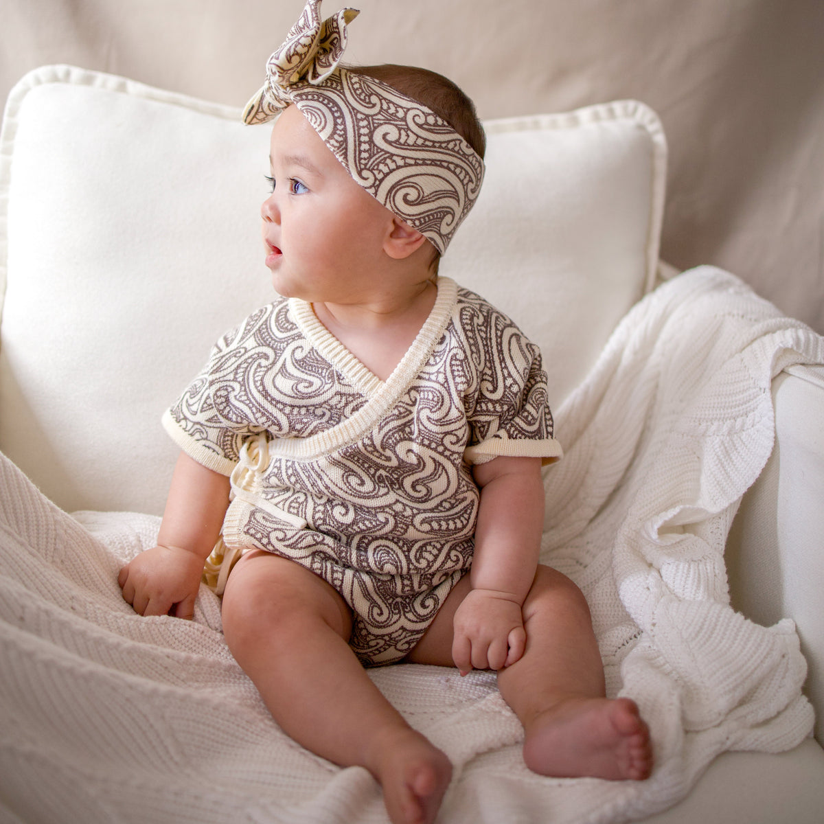Kimono romper - The wolf - Sable