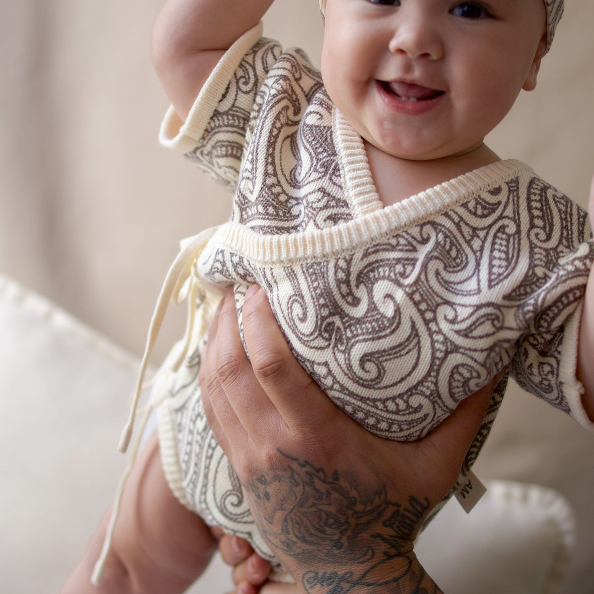 Kimono romper - The wolf - Sable