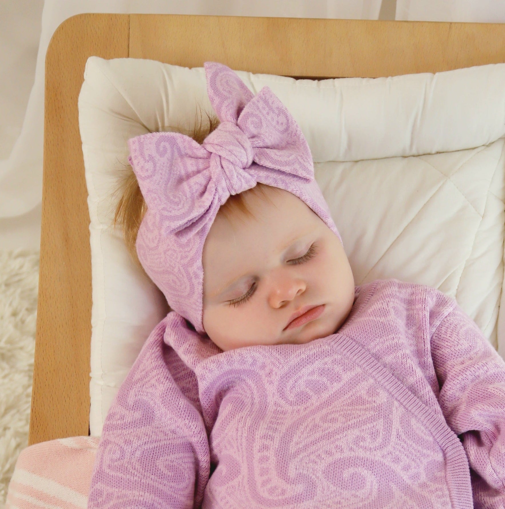 Knit headband - The wolf - Wisteria