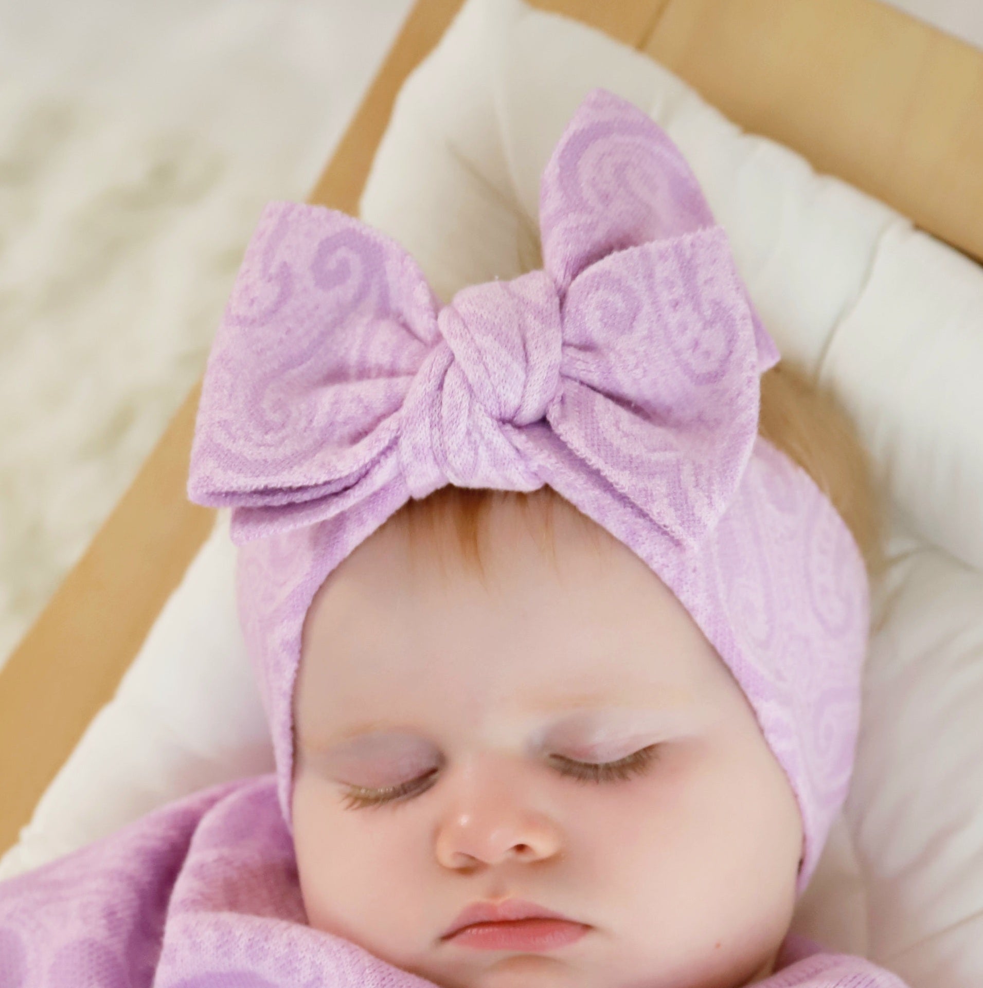 Knit headband - The wolf - Wisteria