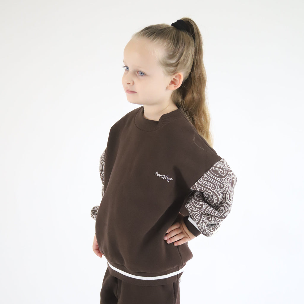 The wolf - Pull over - Chocolate brown