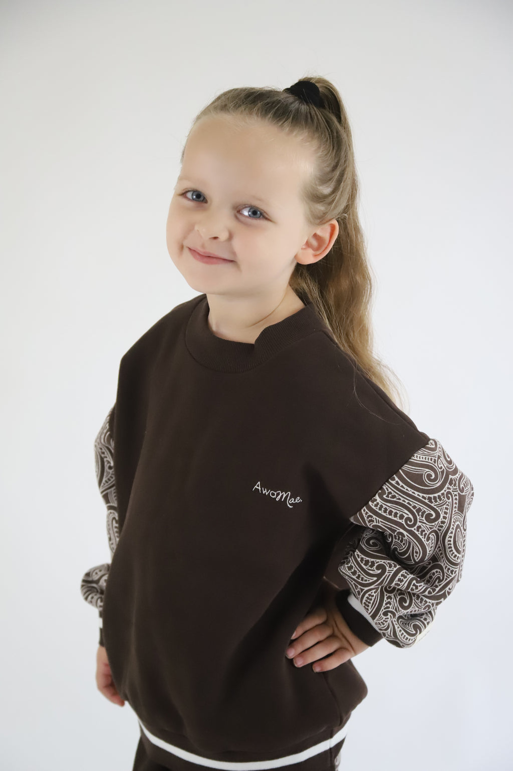 The wolf - Pull over - Chocolate brown